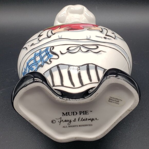 Signed Mud Pie Salad Dressing Bottle Decanter by Tracy Flickinger, French Chef - Picture 5 of 11